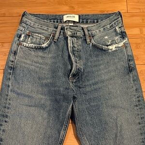 AGOLDE Riley straight Leg denim. Size 25